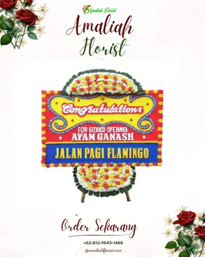 Bunga Papan Congratulation di Nyalian